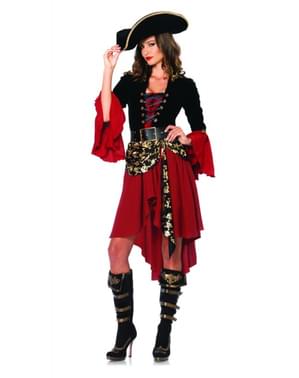 Kostium okrutna piratka kapitan damski