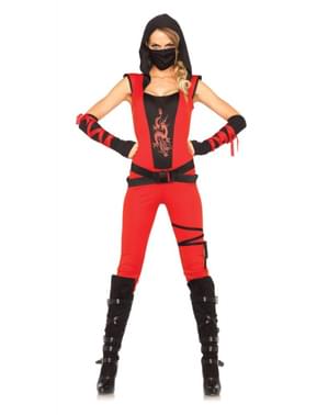 Costum de ninja asasină pentru femeie