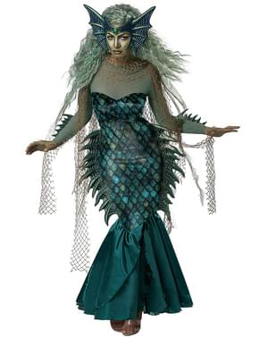 Coda di sirena della ragazza di Halloween con monopinna Costume da festa di  carnevale Vestito principessa Costume da bagno Bikini Costume da bagno per  nuoto 110-150 Z V