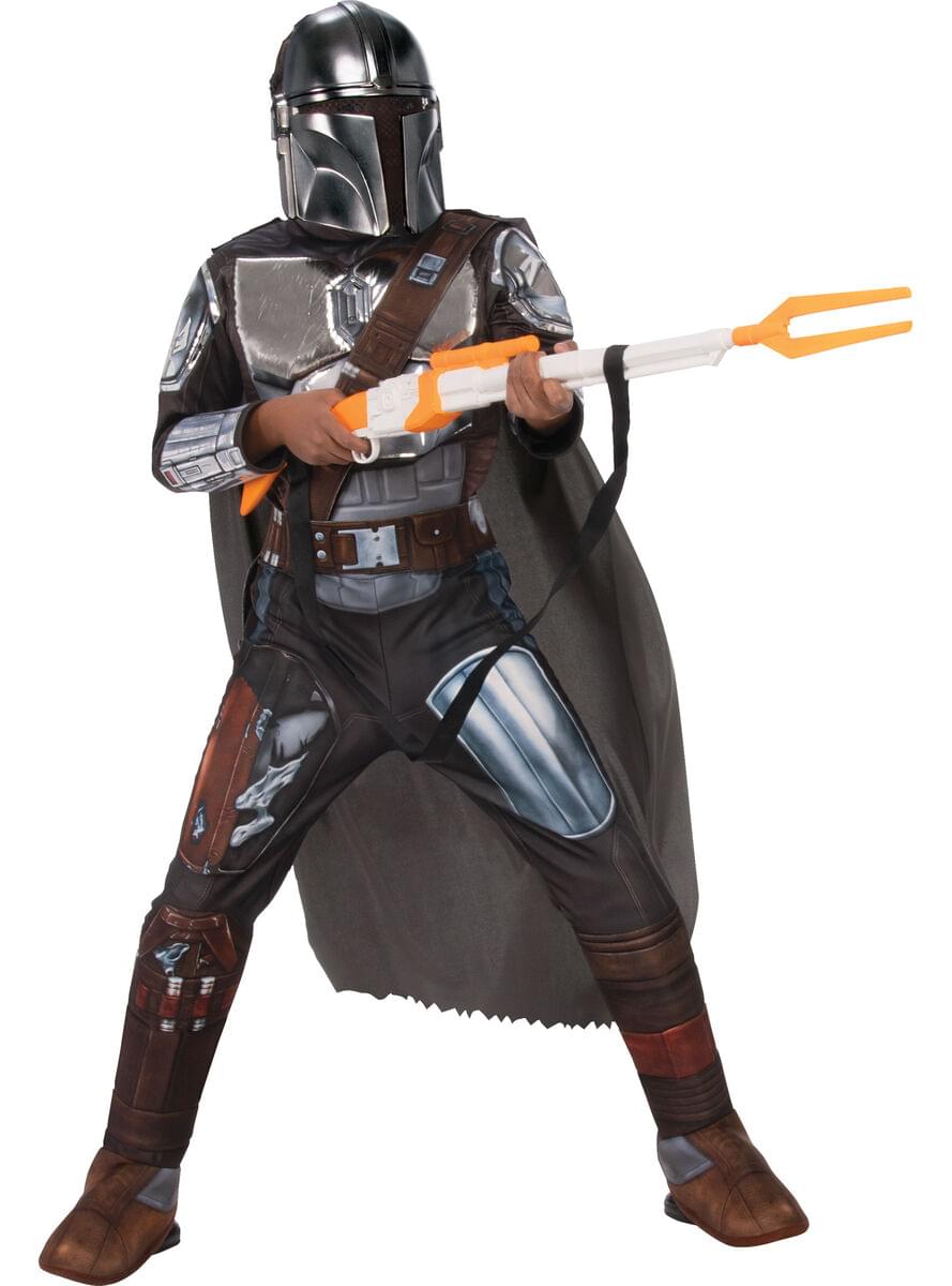 Fato The Mandalorian Star Wars Premium para menino