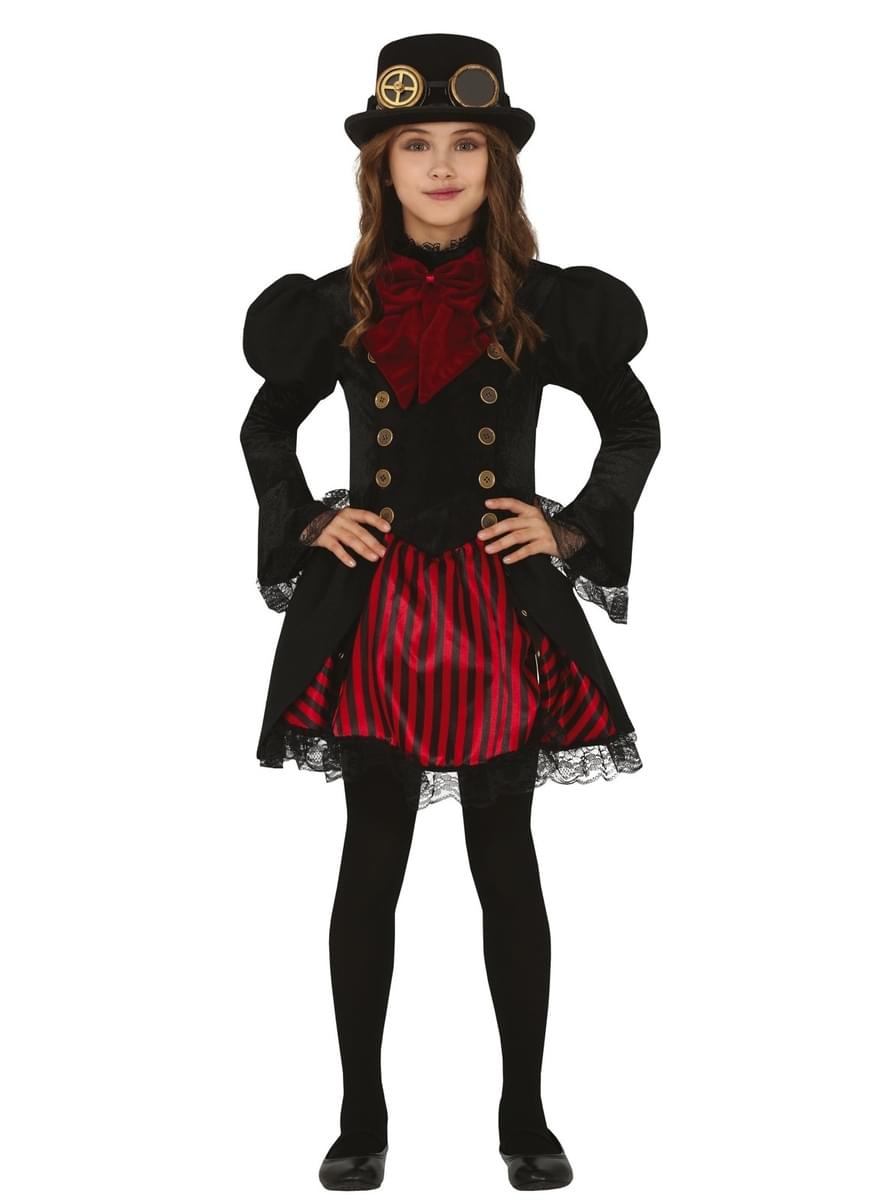 Costume Steampunk gotico per bambina