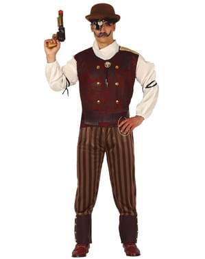 Rdzawy Strój Steampunk dla mężczyzn