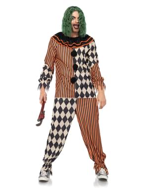 Men's Demented Clown Costume