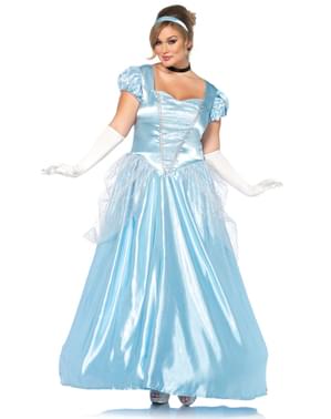 Plus Size Crystal Shoe Princess Costume for Women