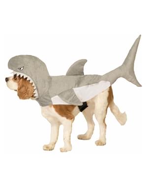 Disfraz de tiburón para perro
