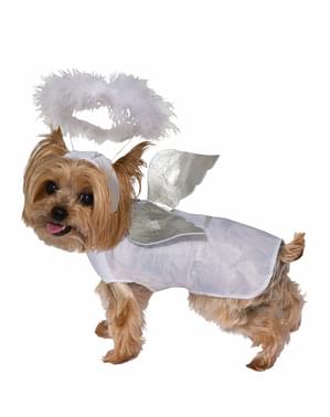 Disfraz de ángel para perro