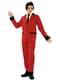 Чоловічий червоний рокабілі костюм