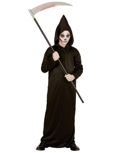 Fato de morte tenebrosa para menino