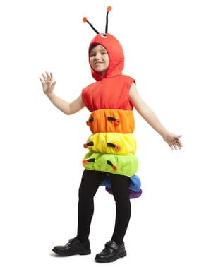Costume da millepiedi multicolor per bambino