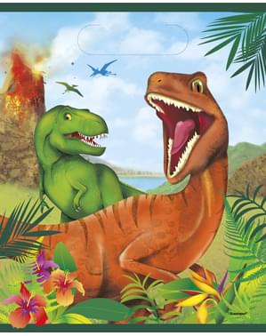 8 party tašek s dinosaurem - Dinosaur