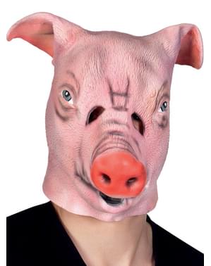Mască de porc de fermă pentru adult