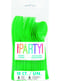 18pc Emerald Green Plastic Cutlery Set - Línea Colores Básicos