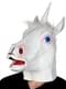 Aikuisten valkoinen yksisarvinen naamio