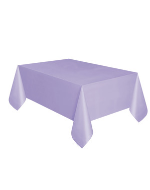 כיסוי שולחן מלבני בצבע לילך - Línea Colores Básicos