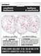 6 balões com confete rosa fúcsia (30 cm) - Linha Cores Básicas