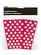 8 Popcorn Boxes Red with White Polka Dots - Línea Colores Básicos