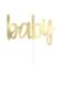 Golden “Baby” Cake Topper