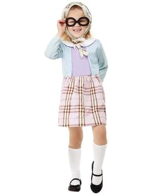 Costum de bunică pentru fete