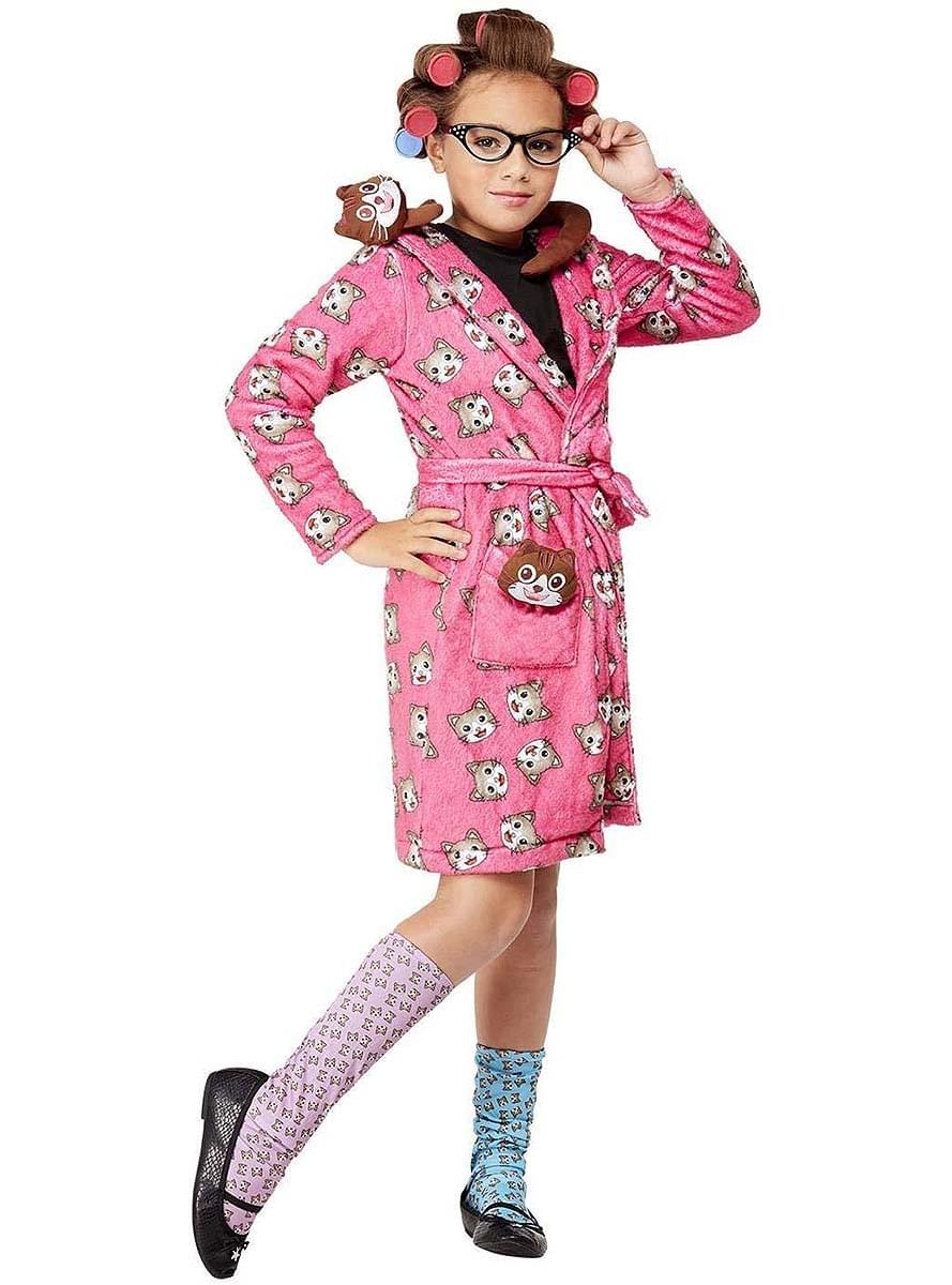 Gekke kat Oma kostuum voor meisjes