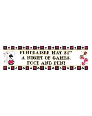 Pokerbanner som kan tilpasses