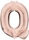 Balon foliowy Litera Q rose gold (81cm)