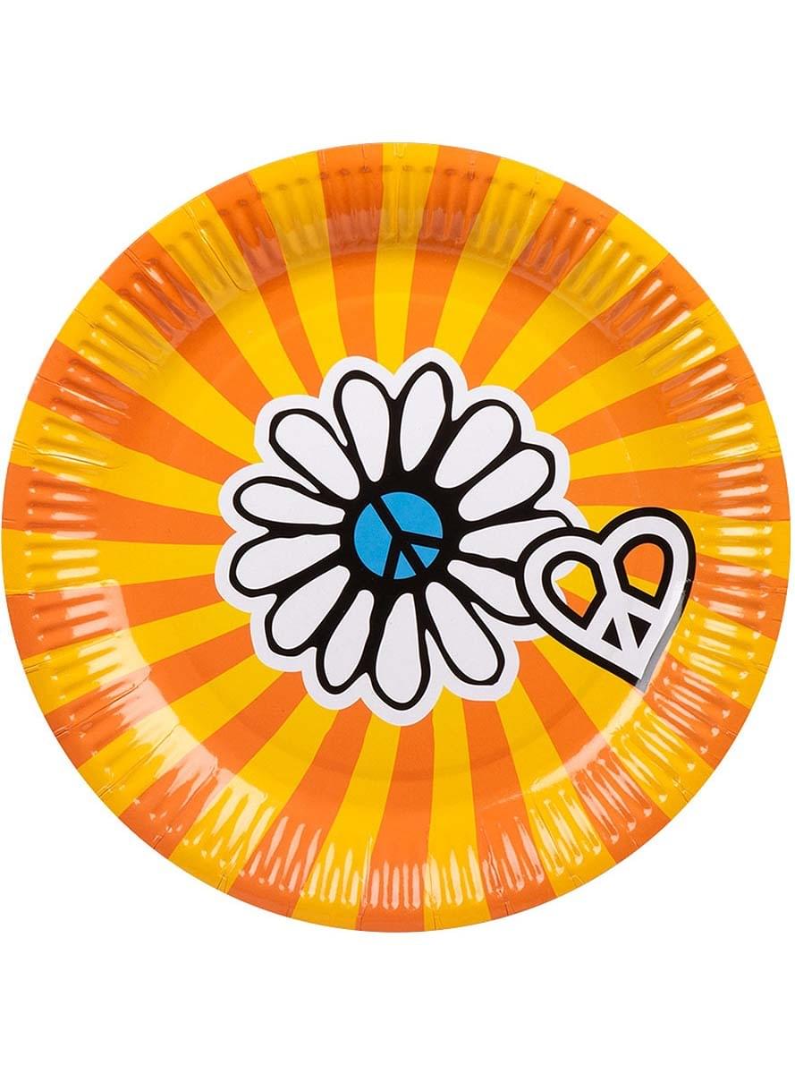 6 Hippie Plates (23 cm)