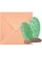6 Cactus Invitations - Llama