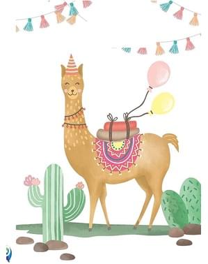 6 bolsas para chucherías de llamas - Llama