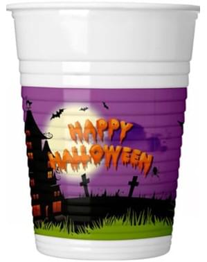 8 kelímků “Happy Halloween” - Happy Spooky Halloween