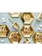 6 Gold 60th Birthday Plates (20 cm)