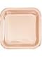 8 Small Rose Gold Plates (18 cm) - Línea Colores Básicos