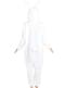 Fato de coelho onesie para adulto