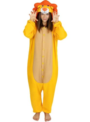 Onesie Lion Costume for Adults. Express delivery Funidelia