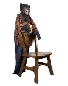 Figura de lobisomem decorativa