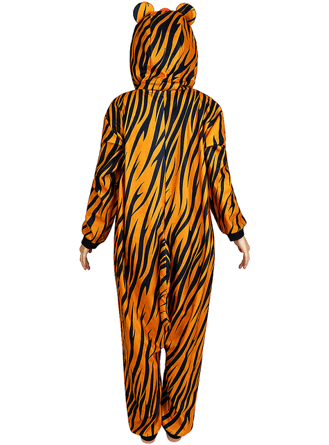 Disfraz de tigre onesie para adulto