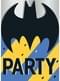 8 invitaciones Batman