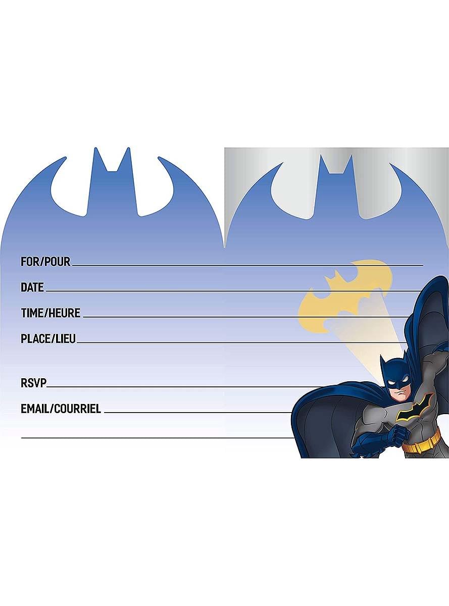 8 Batman Invitations