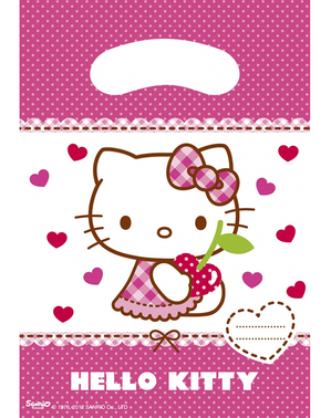 6 Süßigkeitentüten Hello Kitty - Hello Kitty Hearts