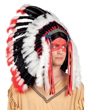 Penacho indio cherokee para adulto
