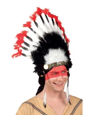 Apache indianerfjerprydelse til voksne