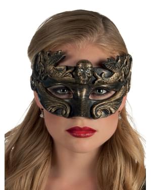 Máscara veneziana tenebrosa para mulher
