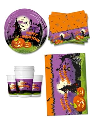 Pompoen Feestdecoraties voor 16 personen - Happy Spooky Halloween