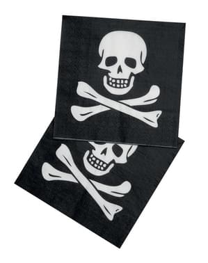 12 Serviettes en papier Pirates