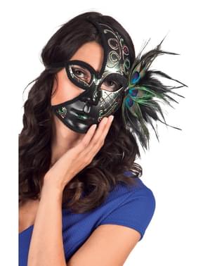 Dámský benátská maska páv