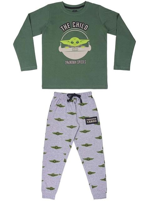 Wereldvenster haag Tientallen Baby Yoda Pyjamas (The Child) For Boys - Mandalorian