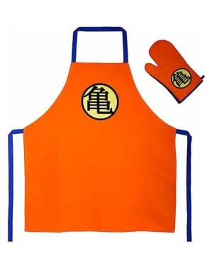 Set di grembiule e guanto simbolo Turtle - Dragon Ball