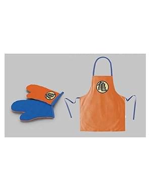 Set med Förkläde och Grytvante med sköldpaddsymbol - Dragon Ball