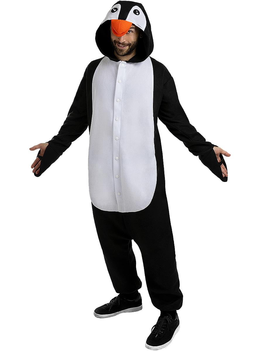 Onesie Penguin Costume for Adults. Express delivery | Funidelia