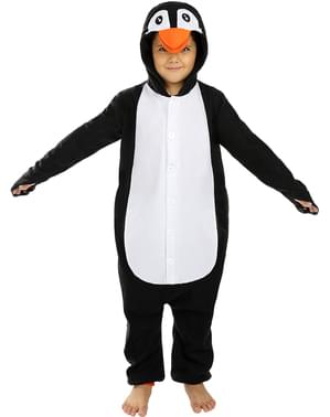 Onesie Pingvin Kostume til Børn