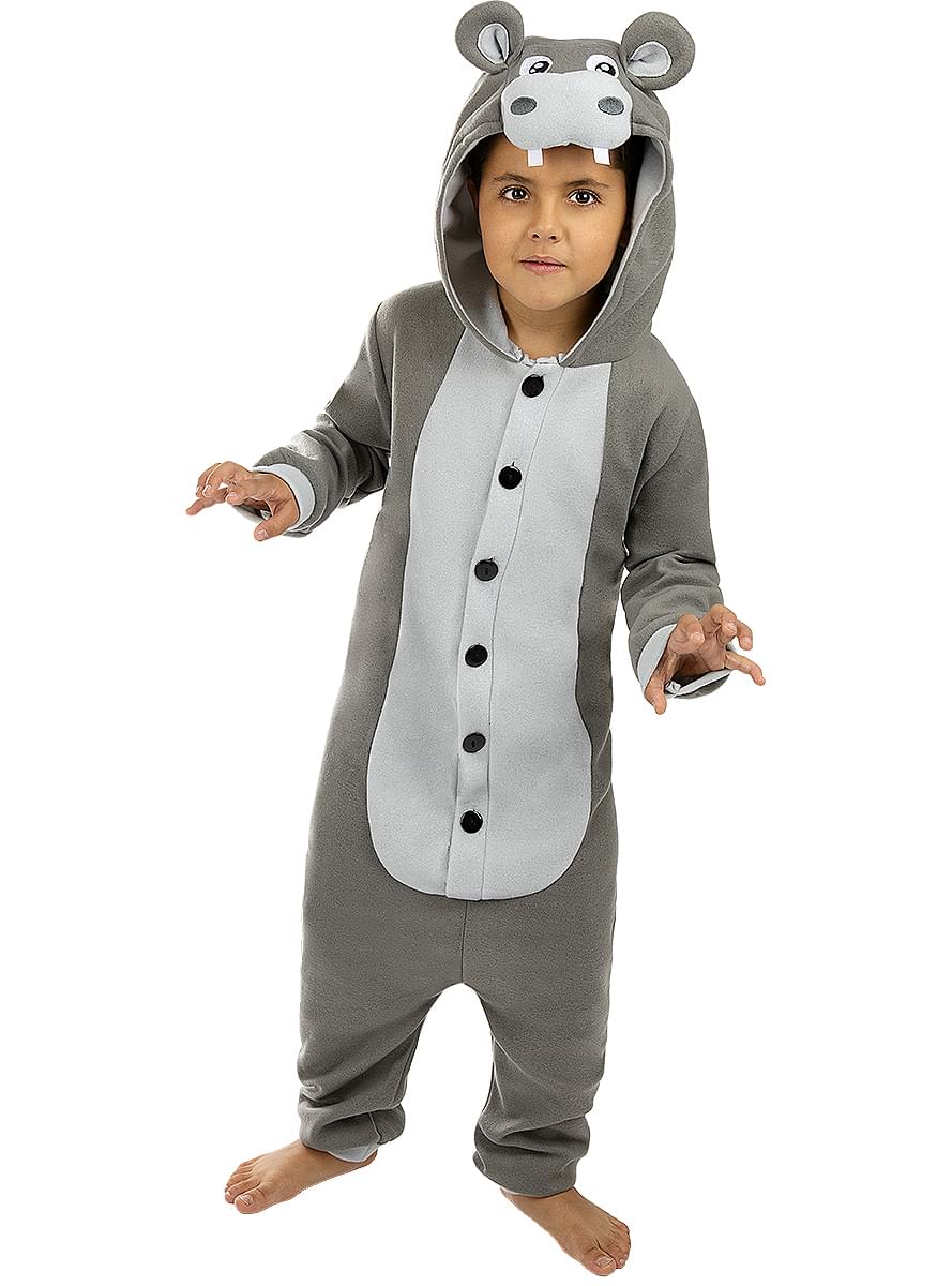 Disfraz de hipopótamo onesie para niños